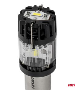 Bombilla LED LumiTec BA15S P21W 12V FULL CANBUS blanco 1 pc AMIO-04688