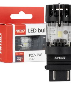 Bombilla LED LumiTec 3157 P27/7W 12V FULL CANBUS blanco 1 pc AMIO-04691