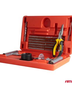 Kit de reparación de neumáticos sin cámara Tubeless tire repair kit 38 piezas AMIO-04693