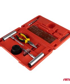 Kit de reparación de neumáticos sin cámara Tubeless tire repair kit 38 piezas AMIO-04693