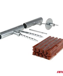 Kit de reparación de neumáticos sin cámara Tubeless tire repair kit 38 piezas AMIO-04693