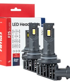Kit LED Serie F25 SILVER FULL CANBUS HB3 9005 52W 12V 24V AMIO-04706