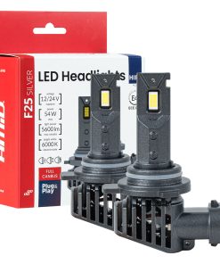 Kit LED Serie F25 SILVER FULL CANBUS HIR2 9012 54W 12V 24V AMIO-04708