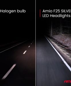 Kit LED Serie F25 SILVER FULL CANBUS HIR2 9012 54W 12V 24V AMIO-04708
