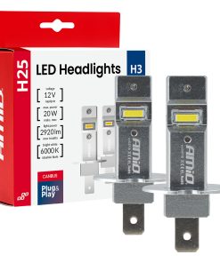 Kit LED Serie H25 CANBUS H3 12V 20W AMIO-04710