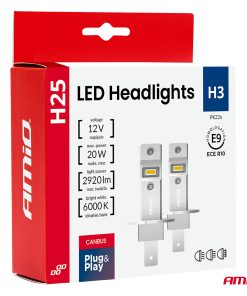 Kit LED Serie H25 CANBUS H3 12V 20W AMIO-04710 13 Kit LED Serie H25 CANBUS H3 12V 20W AMIO-04710