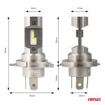 Kit LED Serie H25 CANBUS H4 H19 12V 36W AMIO-04711