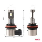 Kit LED Serie H25 CANBUS H8 H9 H11 H16 12V 31W AMIO-04713