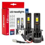 Kit LED Serie F25 PRO BLACK FULL CANBUS H3 68W 12V 24V AMIO-04718