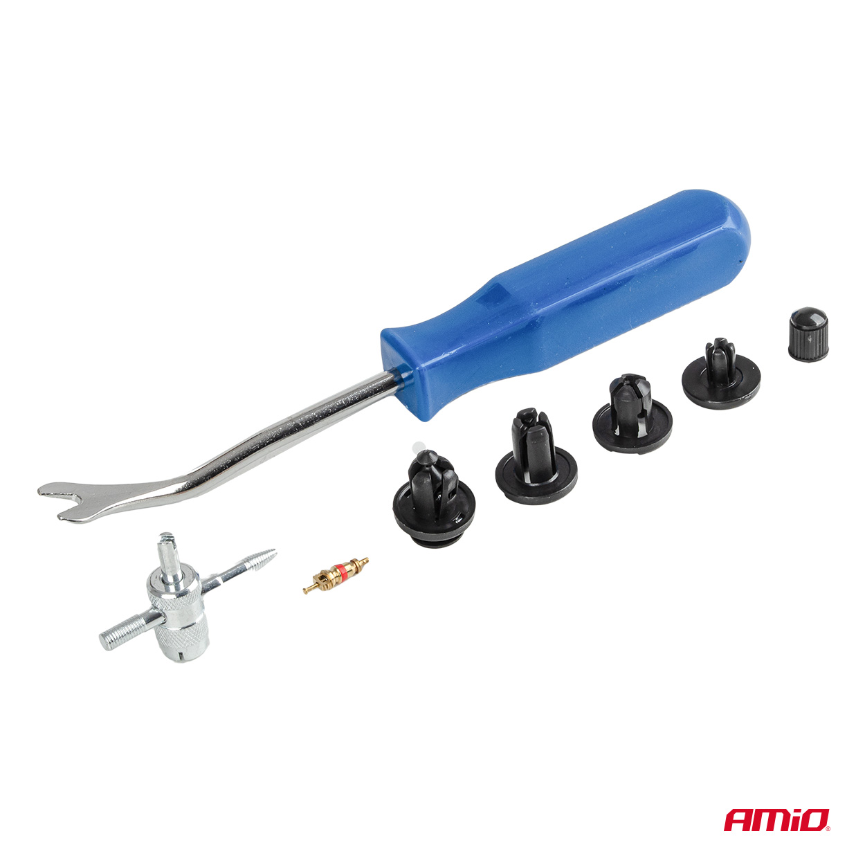 Juego de clips para carrocería 83+18 piezas con herramientas AMIO-04740 3 Juego de clips para carrocería 83+18 piezas con herramientas AMIO-04740