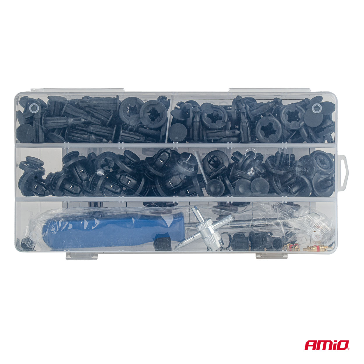 Juego de clips para carrocería 83+18 piezas con herramientas AMIO-04740 5 Juego de clips para carrocería 83+18 piezas con herramientas AMIO-04740