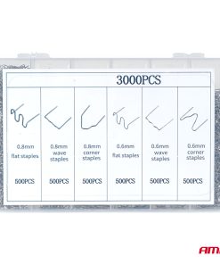 Juego de grapas para soldadura de plástico 3000 piezas AMIO-04743