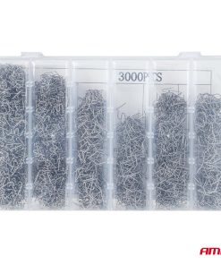 Juego de grapas para soldadura de plástico 3000 piezas AMIO-04743