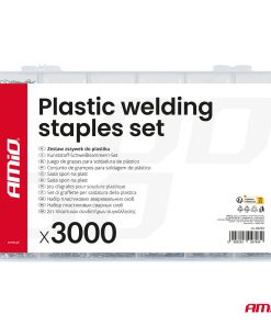 Juego de grapas para soldadura de plástico 3000 piezas AMIO-04743