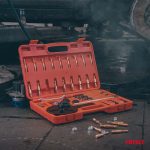 Juego de extractor de rodamientos de 3 brazos con ganchos 44 elementos AMIO-04760