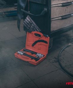 Juego de compresores de muelles de suspensión con sistema de seguridad AMIO-04763