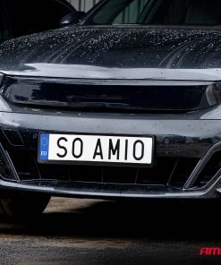 Marco Matrícula de coche- color NEGRO PREMIUM UE/DE AMIO-04780