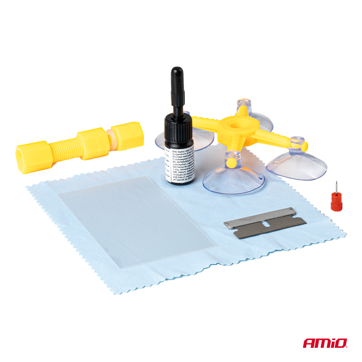Kit de reparación de parabrisas AMIO-04792 2 Kit de reparación de parabrisas AMIO-04792
