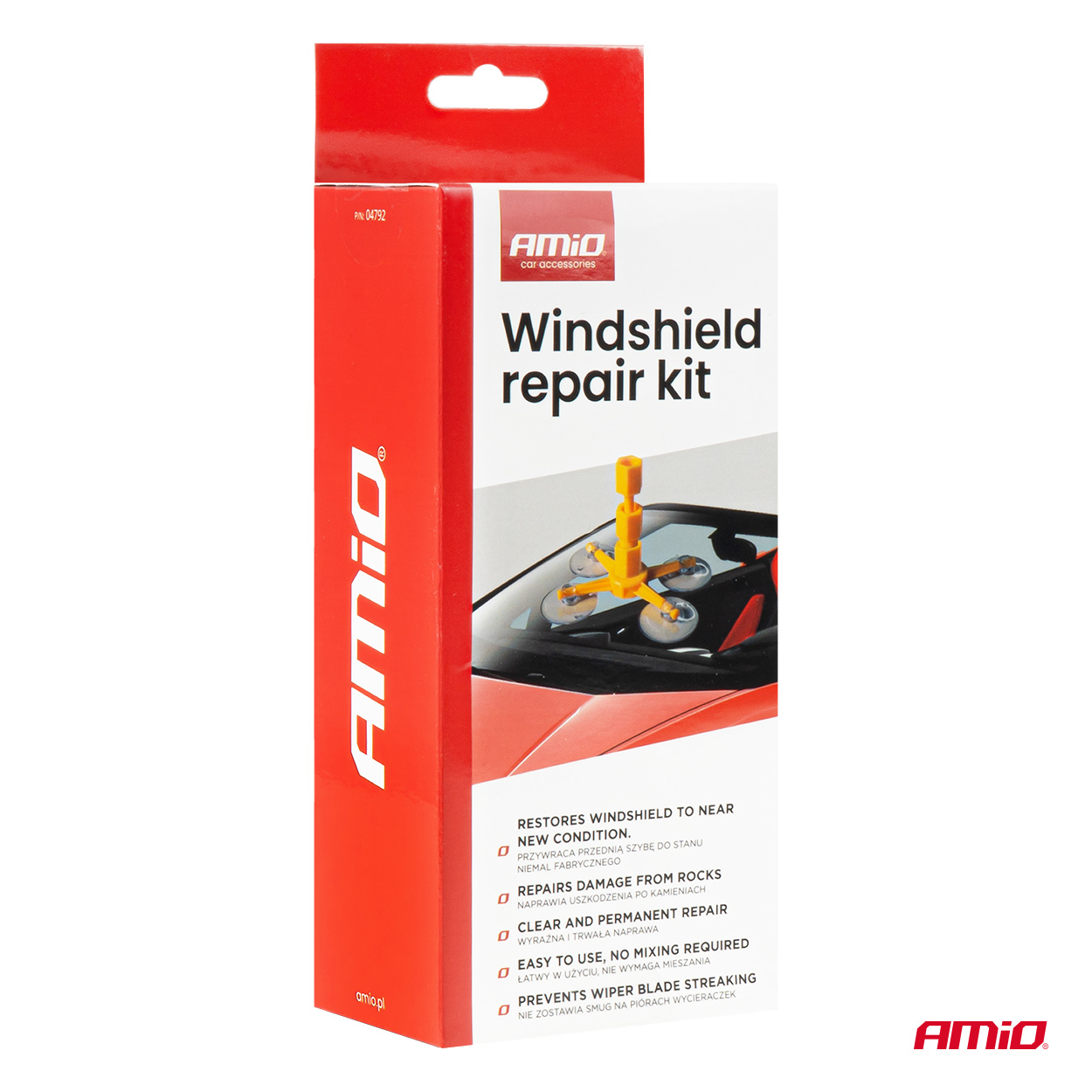 Kit de reparación de parabrisas AMIO-04792 6 Kit de reparación de parabrisas AMIO-04792