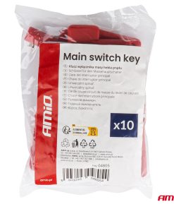 Llave del interruptor principal 10 unidades AMIO-04805