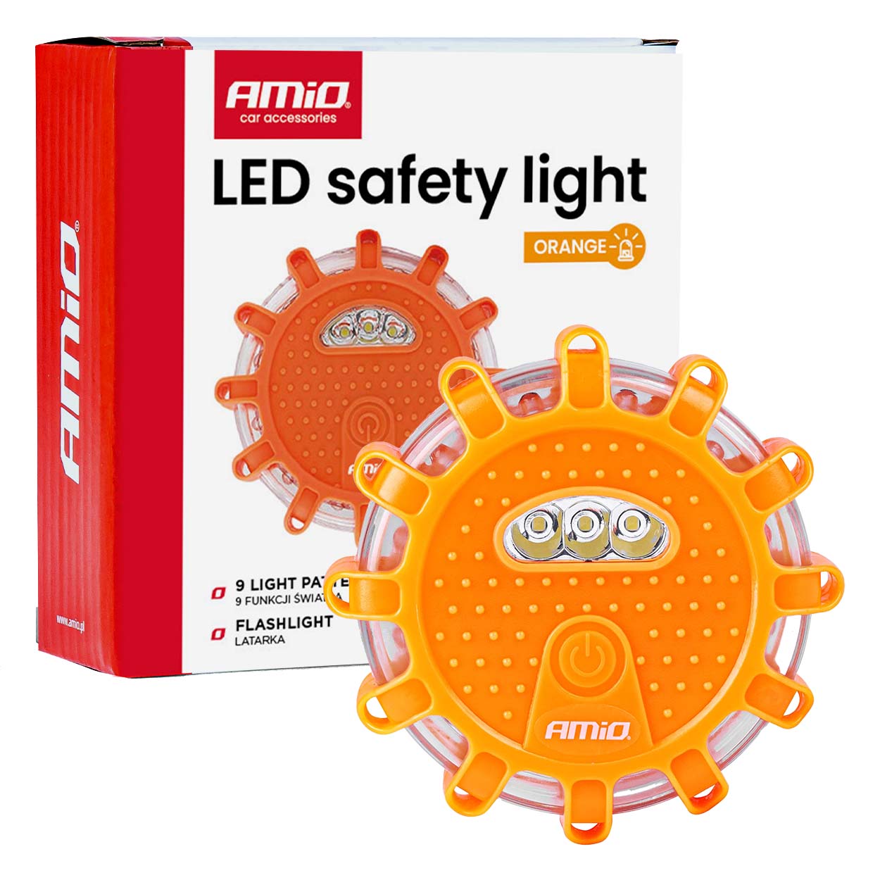 Luz de emergencia LED 3xAAA IP65 12SMD + 3SMD AMIO-04828 1 Luz de emergencia LED 3xAAA IP65 12SMD + 3SMD AMIO-04828