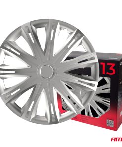 Tapacubos coche 4pcs set Spark plata 13