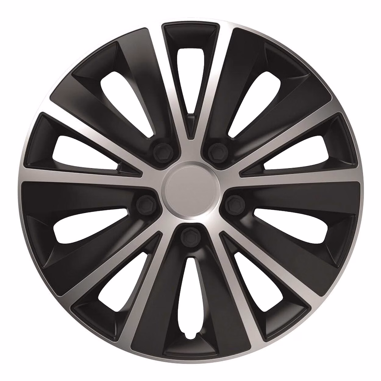 Tapacubos Rapide 15" SILVER&BLACK
