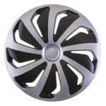 Tapacubos Wind 14" silver&black