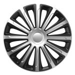 Tapacubos Trend silver&black 16"