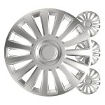 Tapacubos coche 4pcs set Luxury plata 15" COLOR BOX