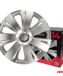 Tapacubos coche 4pcs set Energy plata 14" COLOR BOX