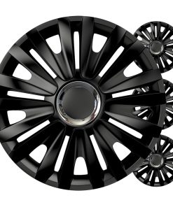 Tapacubos coche 4pcs set Royal negro 16" COLOR BOX