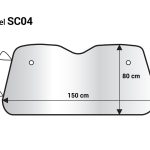 Protector solar para parabrisas - 150x80 cm