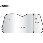 Protector solar para parabrisas - 145x70 cm