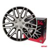 Tapacubos coche 4pcs set Dakar negro y plata 14" COLOR BOX