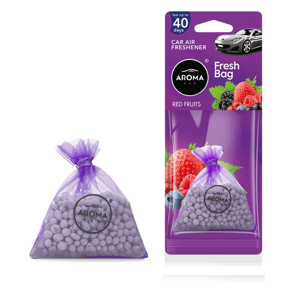 Ambientador gel para coche AROMA FRESH BAG Red Fruits - NEW - ceramic 1 Ambientador gel para coche AROMA FRESH BAG Red Fruits - NEW - ceramic