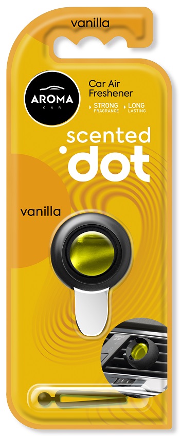 Ambientador gel para coche AROMA CAR Membrana DOT Vanilla 1 Ambientador gel para coche AROMA CAR Membrana DOT Vanilla