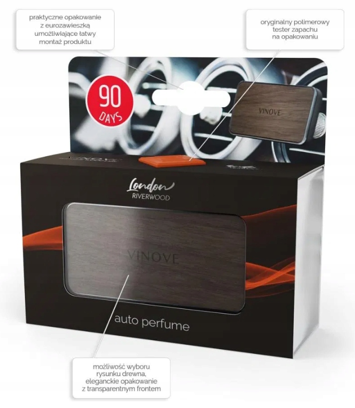 Ambientador de coche VINOVE CLASSIC LEATHER LINE MIAMI 2 Ambientador de coche VINOVE CLASSIC LEATHER LINE MIAMI