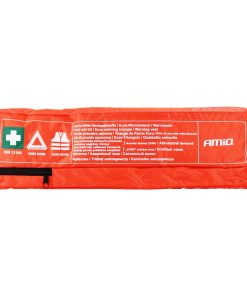 Kit COMBI PLUS (Botiquin Primeros Auxilios, Chaqueta Reflectante, Triángulo de Advertencia)
