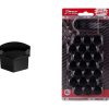 Tapones válvula para llanatas 17 mm- negro