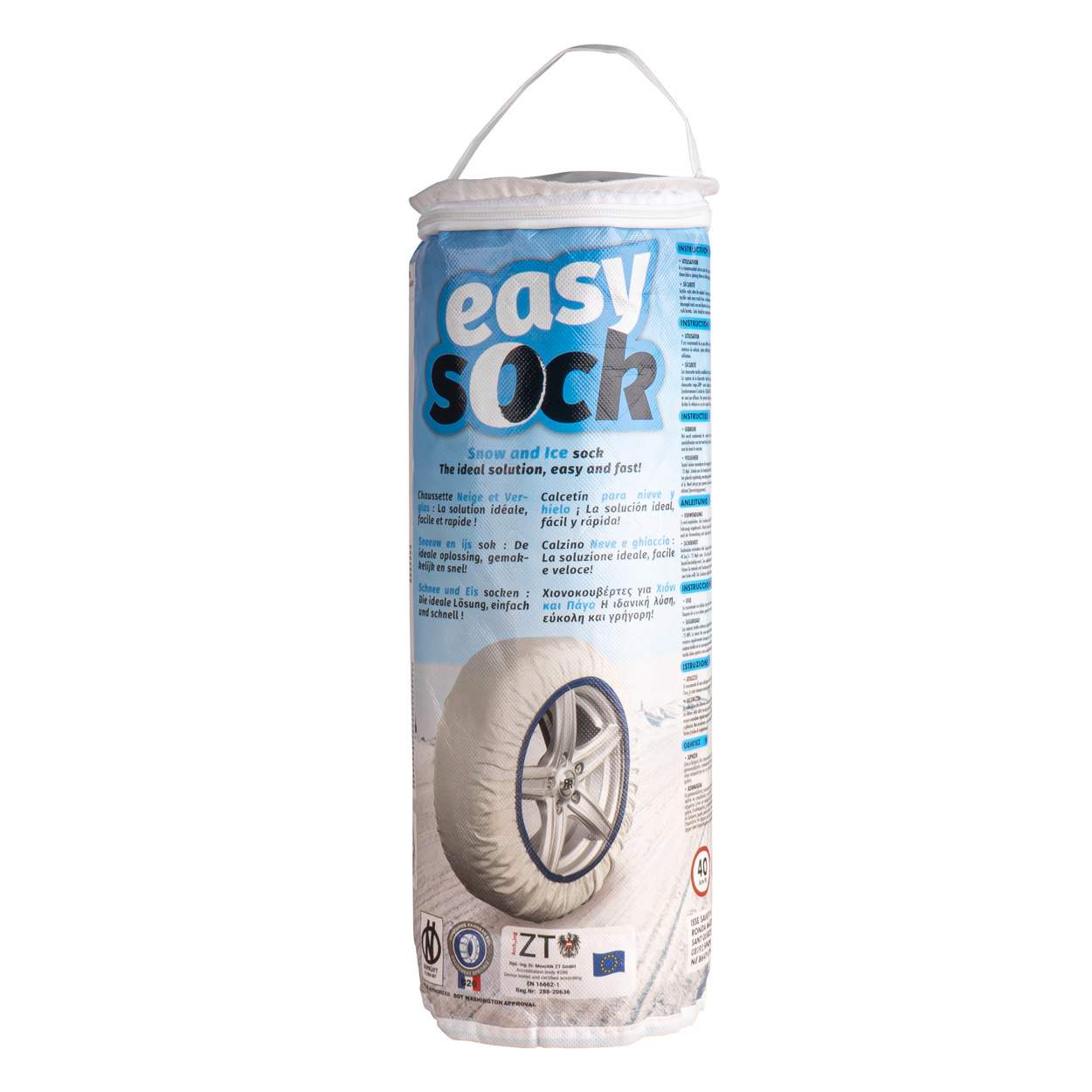 Cadenas de nieve textiles Isse Easysock S 2 ud 2 Cadenas de nieve textiles Isse Easysock L 2 ud