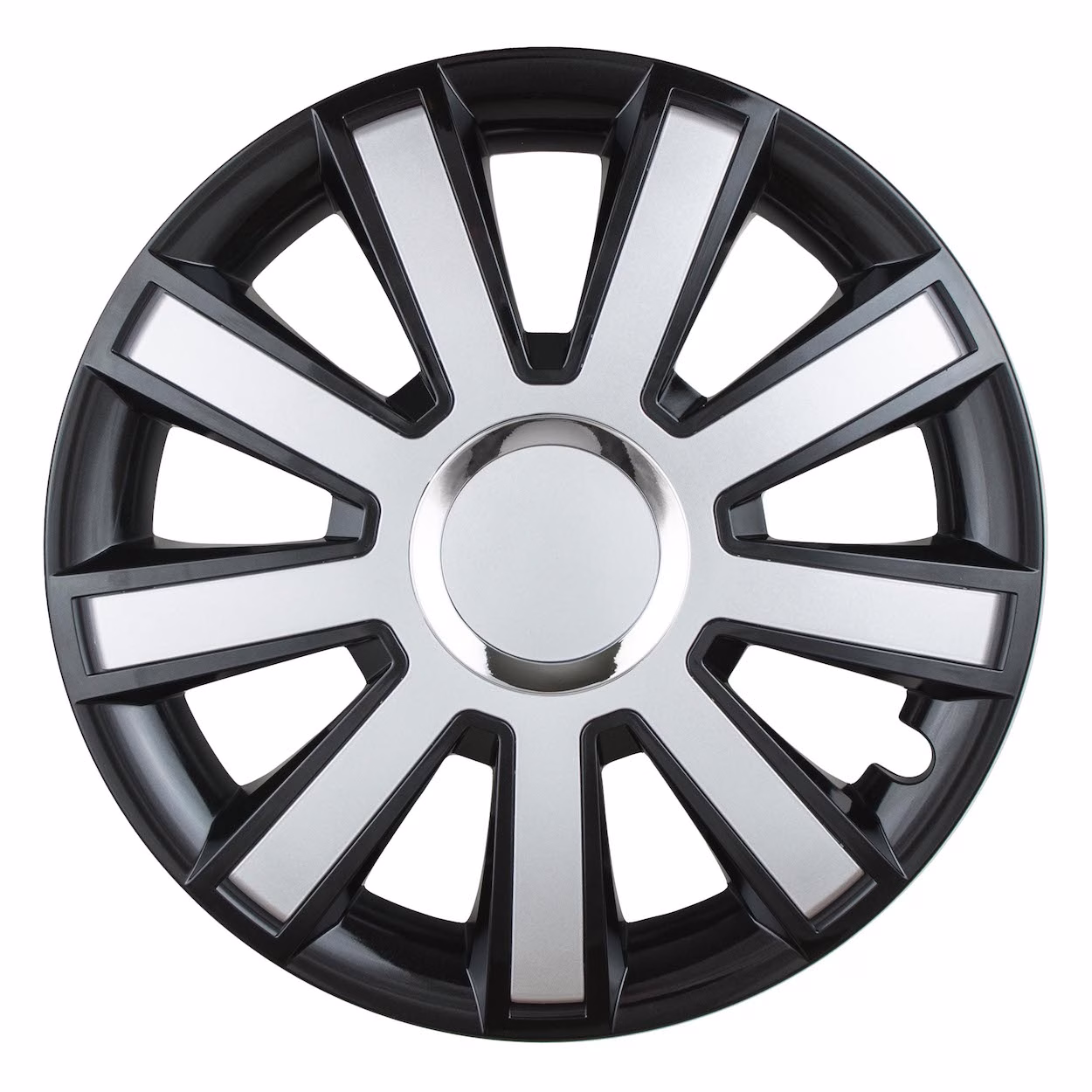 Tapacubos FLASH 15" Negro&Plata