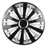 Tapacubos FALCON 14" Negro&Plata