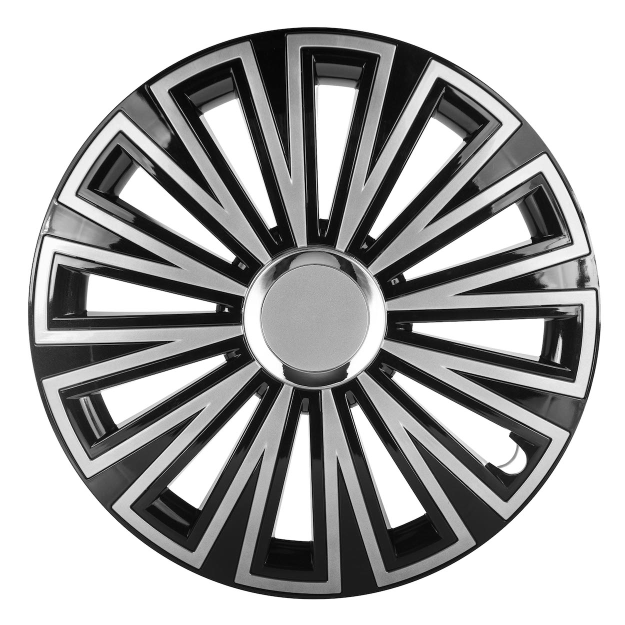 Tapacubos SUNSET 15" Negro&Plata 1 Tapacubos SUNSET 15" Negro&Plata
