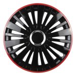 Tapacubos FALCON 14" Negro con franja Roja