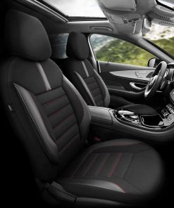 Juego de fundas para asientos de coche OTOM LIMITED 101 BLACK/RED 3-ZIP