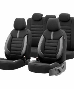 Juego de fundas para asientos de coche OTOM LIMITED 102 BLACK/GREY 3-ZIP