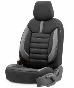 Juego de fundas para asientos de coche OTOM LIMITED 102 BLACK/GREY 3-ZIP