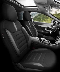 Juego de fundas para asientos de coche OTOM LIMITED 102 BLACK/GREY 3-ZIP