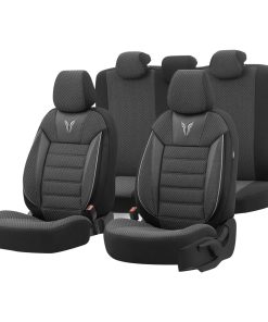 Juego de fundas para asientos de coche OTOM TORO 902 BLACK/SMOKED NZ